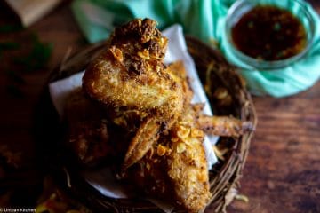Thai Southern-style fried chicken wings